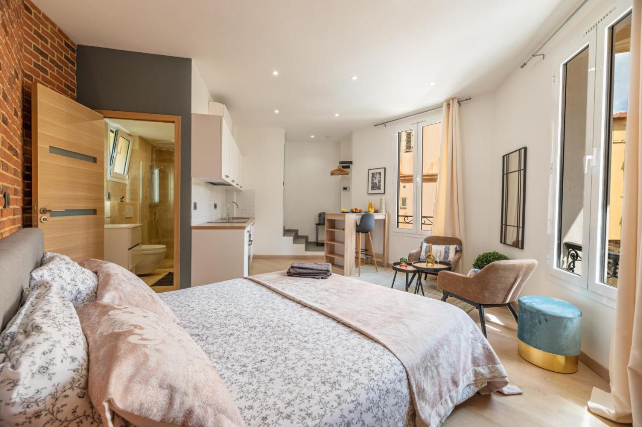Grand Studio Climatise Tres Proche Monaco 보솔레이 외부 사진